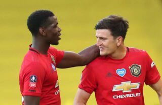 Paul Pogba and Harry Maguire