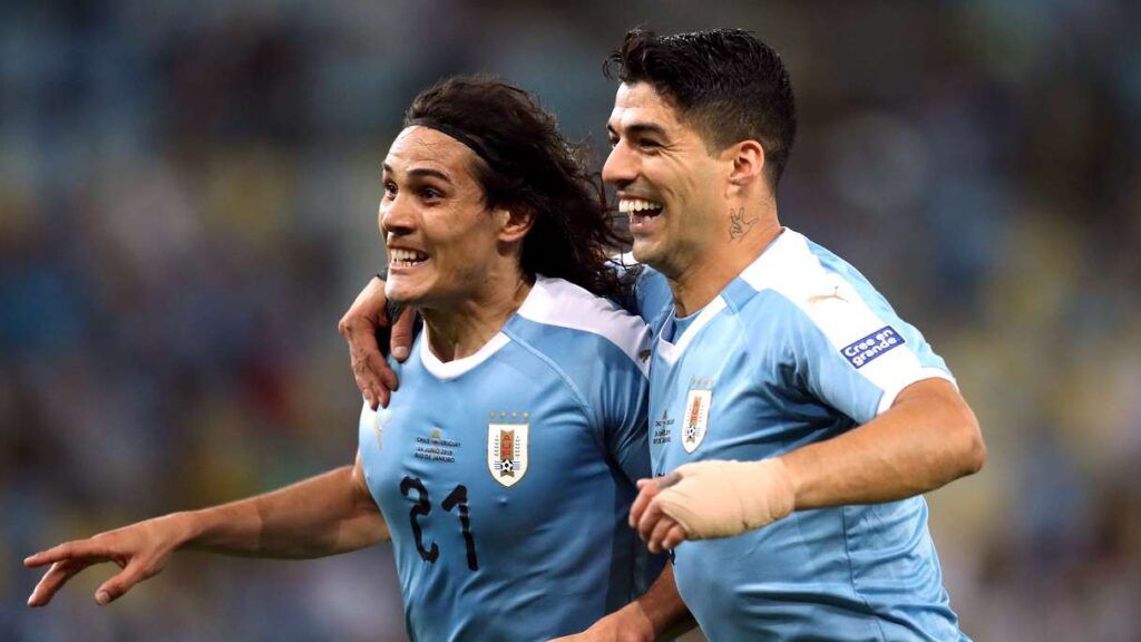 Suarez and Cavani Uruguay