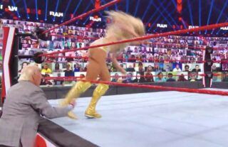 Flair botched a spot on this week's Legends RAW