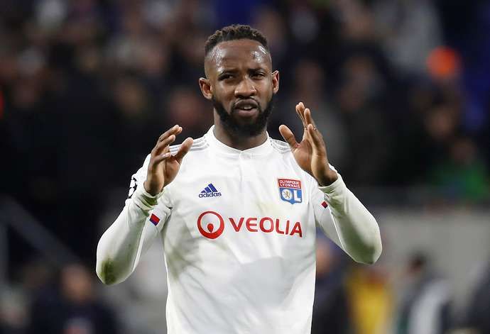 Moussa Dembele in action for Lyon