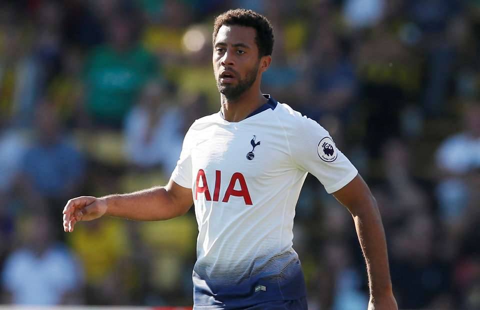 Mousa Dembele in action for Spurs