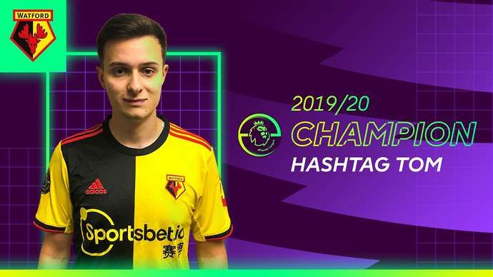 The ePremier League champion has shared his team