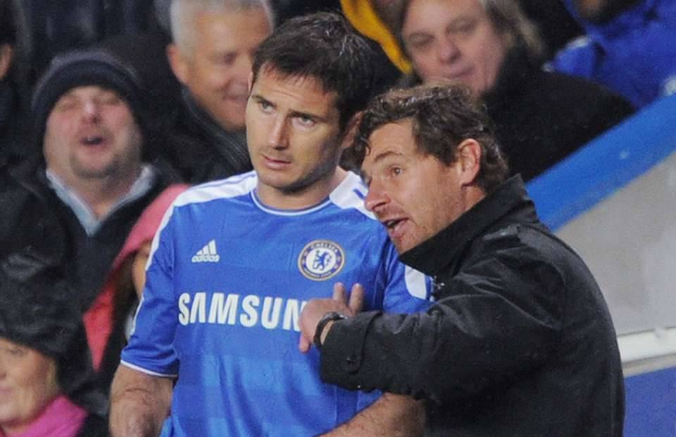 Frank Lampard played under Andre Villas-Boas at Chelsea