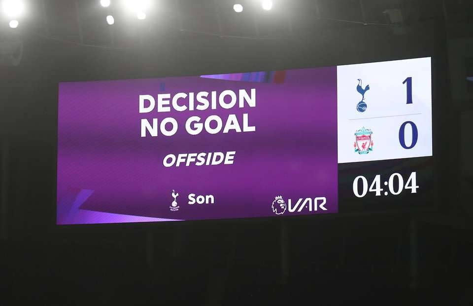 Son Heung-min's early goal was ruled out in Spurs vs Liverpool