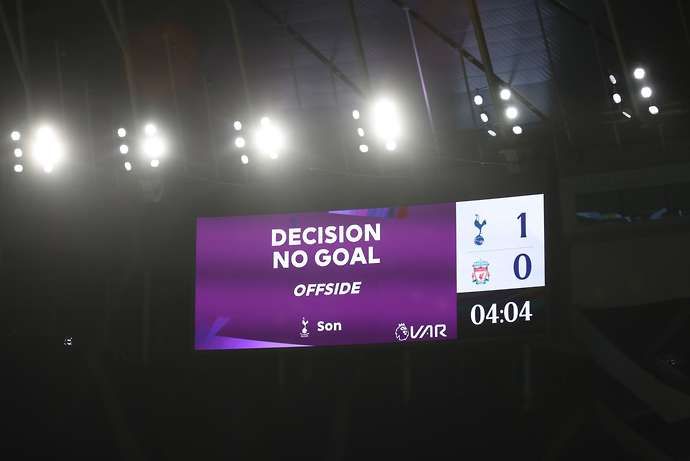 VAR was involved in Liverpool vs Tottenham