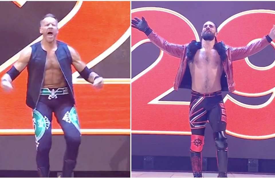 Rollins and Christian returned to WWE at the Royal Rumble