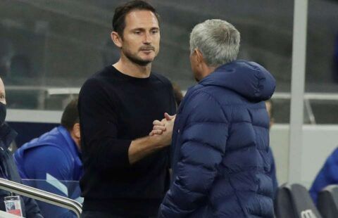 Frank Lampard and Jose Mourinho