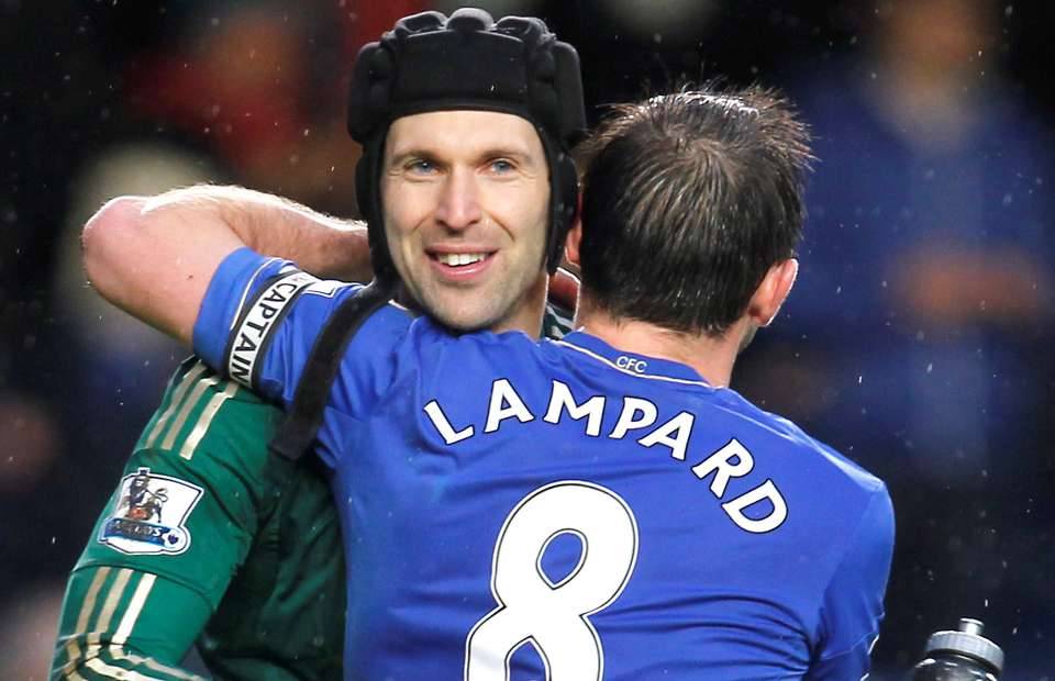 Petr Cech and Frank Lampard
