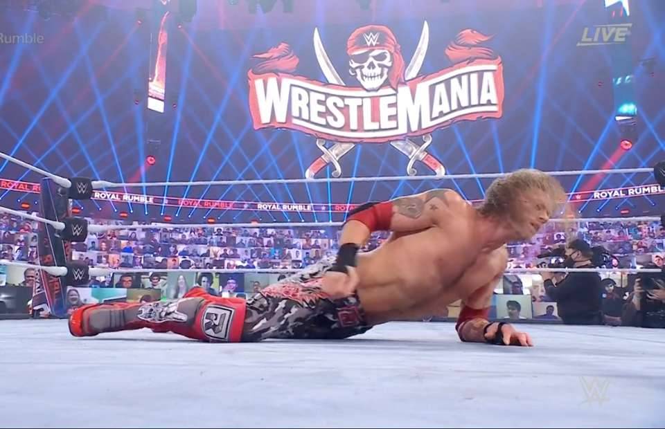 Edge is going to WrestleMania after winning the Royal Rumble