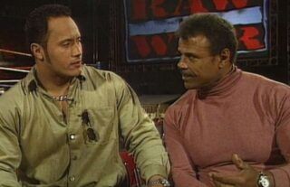 WWE icon The Rock shares a special moment with his father Rocky Johnson