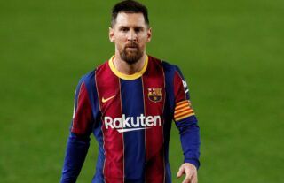 Lionel Messi in Sevilla vs Barcelona