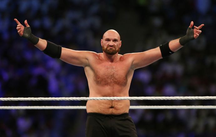 Tyson Fury is returning to WWE this weekend