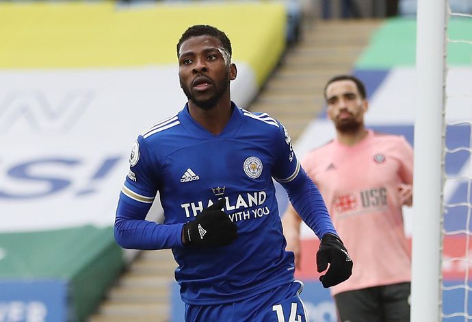 Kelechi Iheanacho in action for Leicester