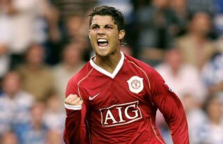 Cristiano Ronaldo grew into a superstar at Manchester United