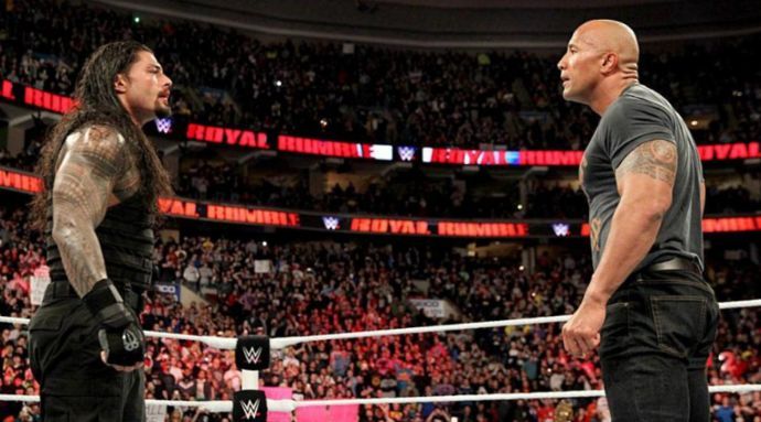The Rock wants to step into the ring with Reigns