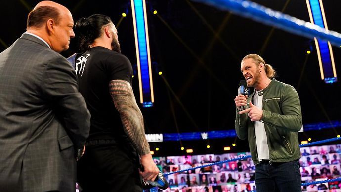 Edge and Reigns clash at WrestleMania 37