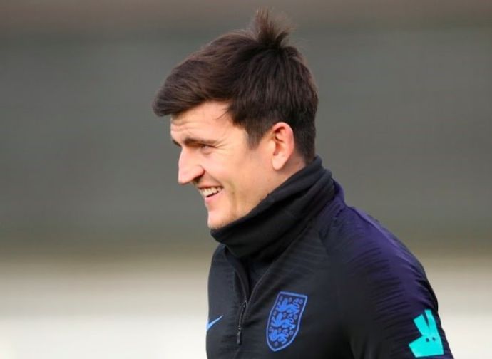 Maguire with England