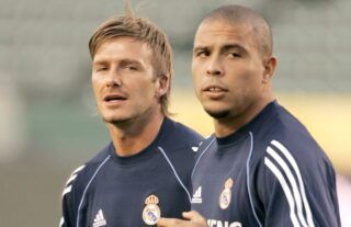 David Beckham and Ronaldo played together at Real Madrid