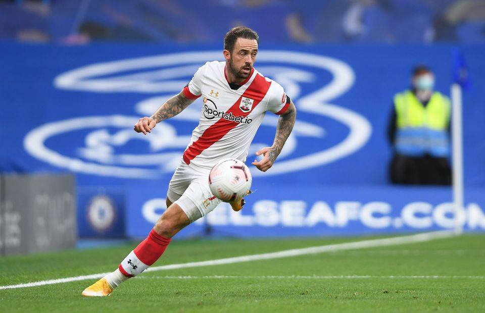 Southampton attacker Danny Ings in action