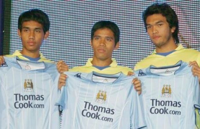 The three Thai players who signed for City