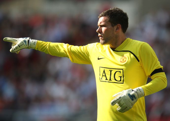 Ben Foster in action for Manchester United