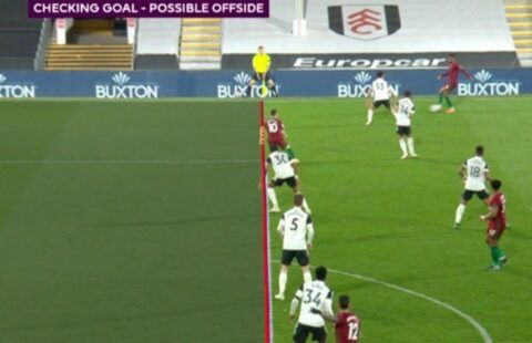 This was offside...