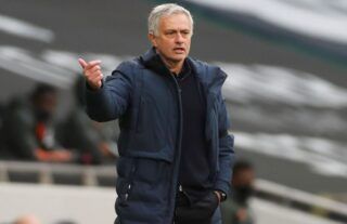 Jose Mourinho in Tottenham 1-3 Man United