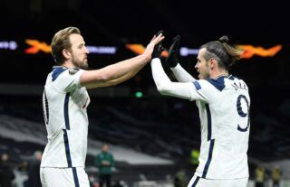 Tottenham duo Harry Kane and Gareth Bale
