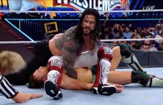 Reigns pinned both opponents at WWE WrestleMania 37