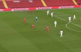 Georginio Wijnaldum in action for Liverpool vs Real Madrid