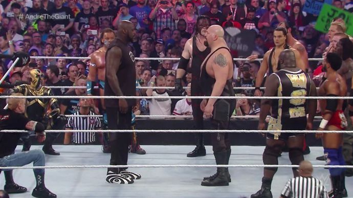 Shaq in Andre The Giant Battle Royal - WrestleMania 32