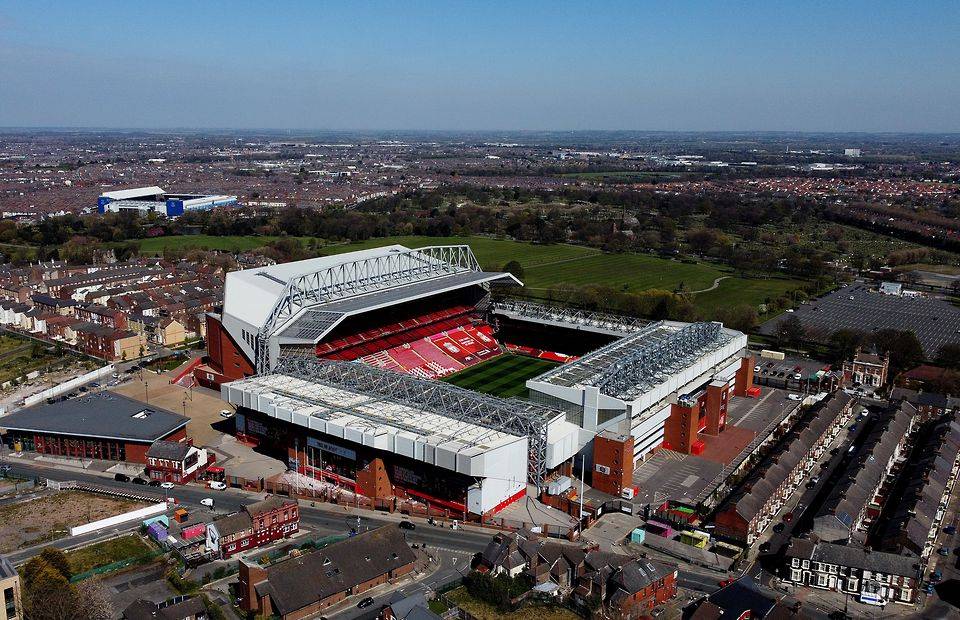 Liverpool's Merseyside stadium Anfield
