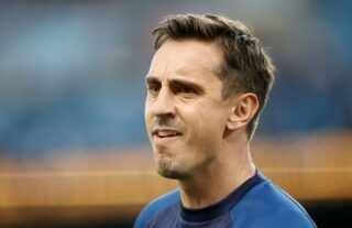 Arsenal Fan TV's DT is furious with former Manchester United defender Gary Neville