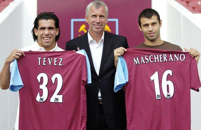 Tevez, Mascherano and Alan Pardew