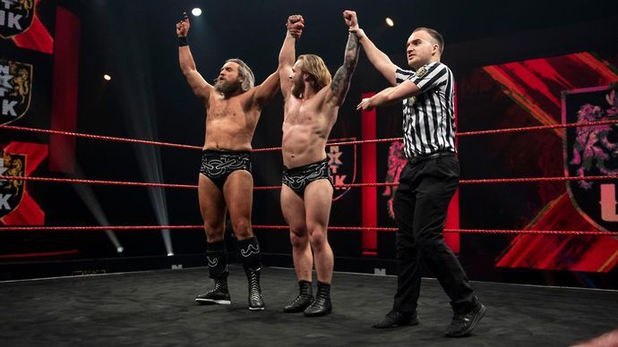 Moustache Mountain reunited in the main event of NXT UK