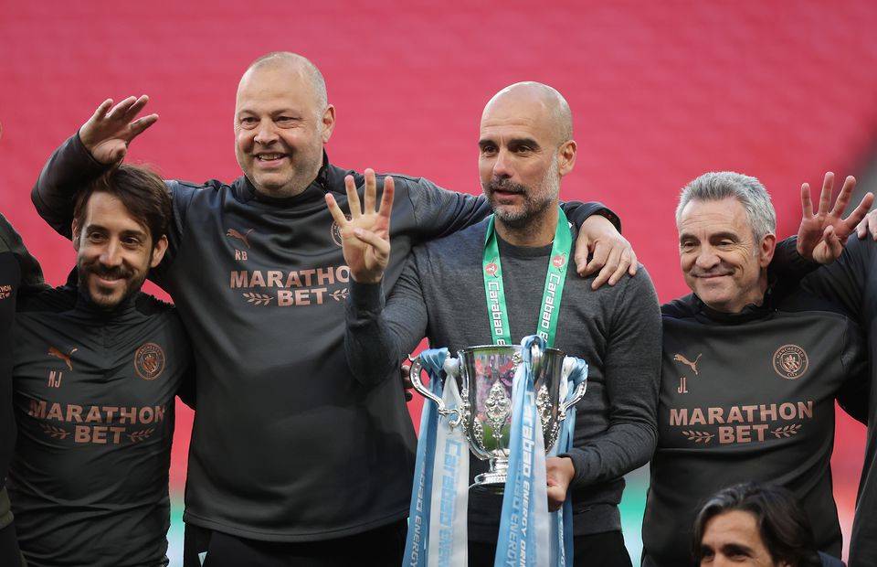Pep Guardiola and Manchester City won the 2020/21 Carabao Cup