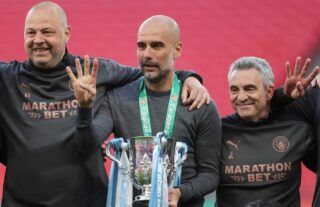 Pep Guardiola won his 30th trophy as a manager last weekend