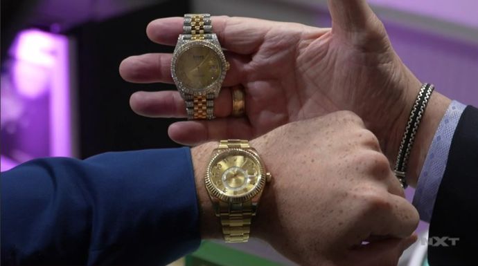 Cameron Grimes and Ted DiBiase watches