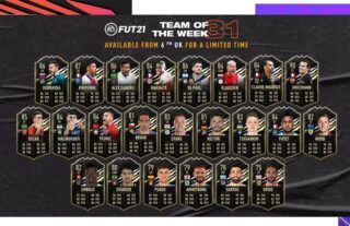 FIFA 21 TOTW 31 features some star names such as Griezmann and Payet