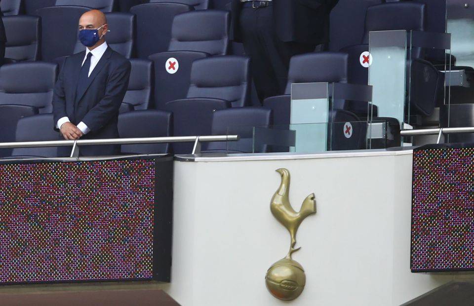 Tottenham chairman Daniel Levy in attendance at a Spurs game