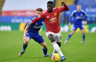 Axel Tuanzebe in action for Man United