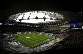 General view of the Tottenham Hotspur stadium