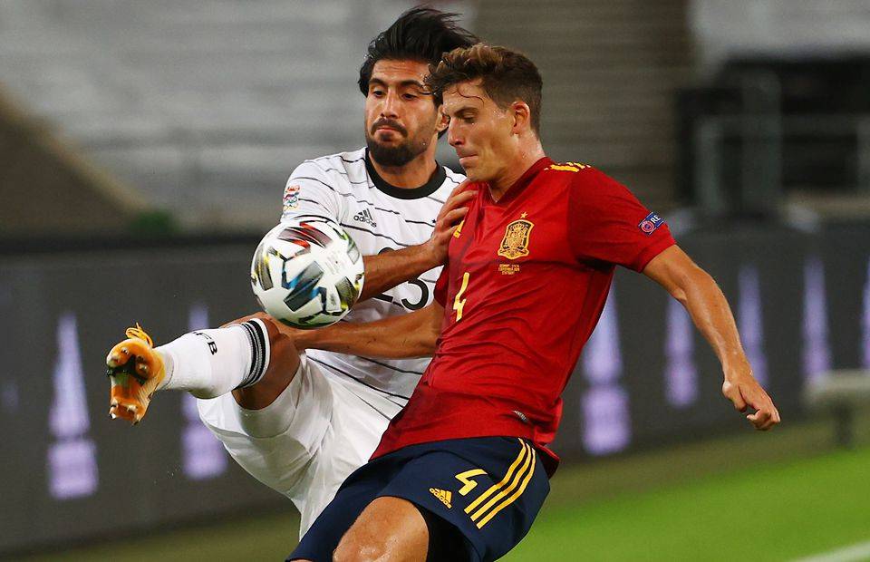 Manchester United target Pau Torres goes up against Emre Can