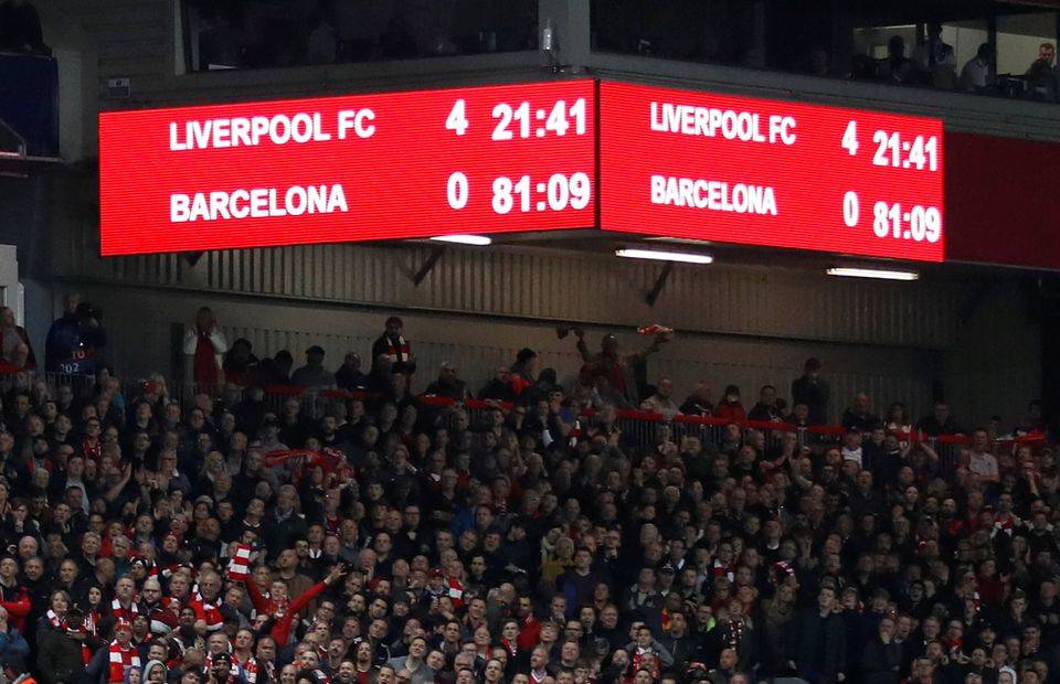 Liverpool 4-0 Barcelona