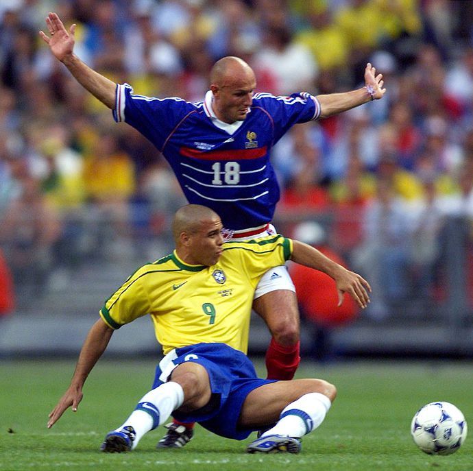 Ronaldo during the '98 World Cup final vs France