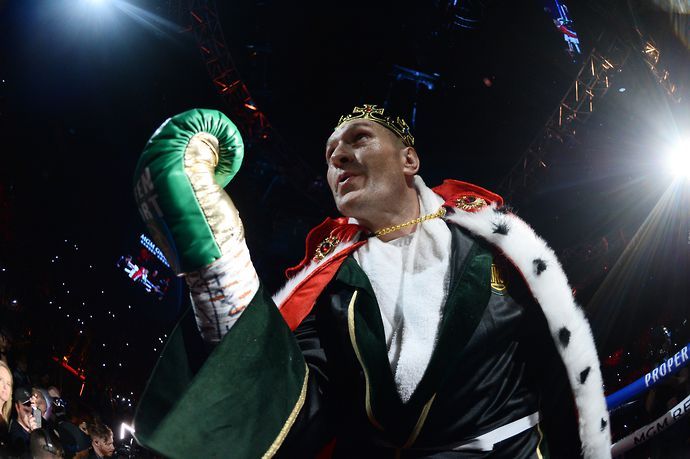 Tyson Fury's memorable entrance for his fight against Deontay Wilder