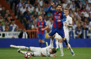 Sergio Ramos' tackle on Lionel Messi in 2018 as pretty brutal...