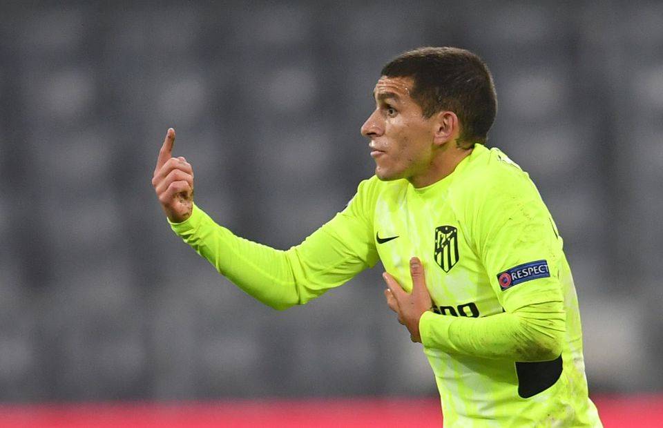 Arsenal's Lucas Torreira in action for Atletico Madrid