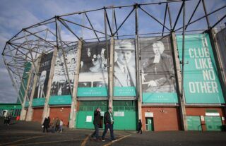 General view outside of Celtic Park in Glasgow