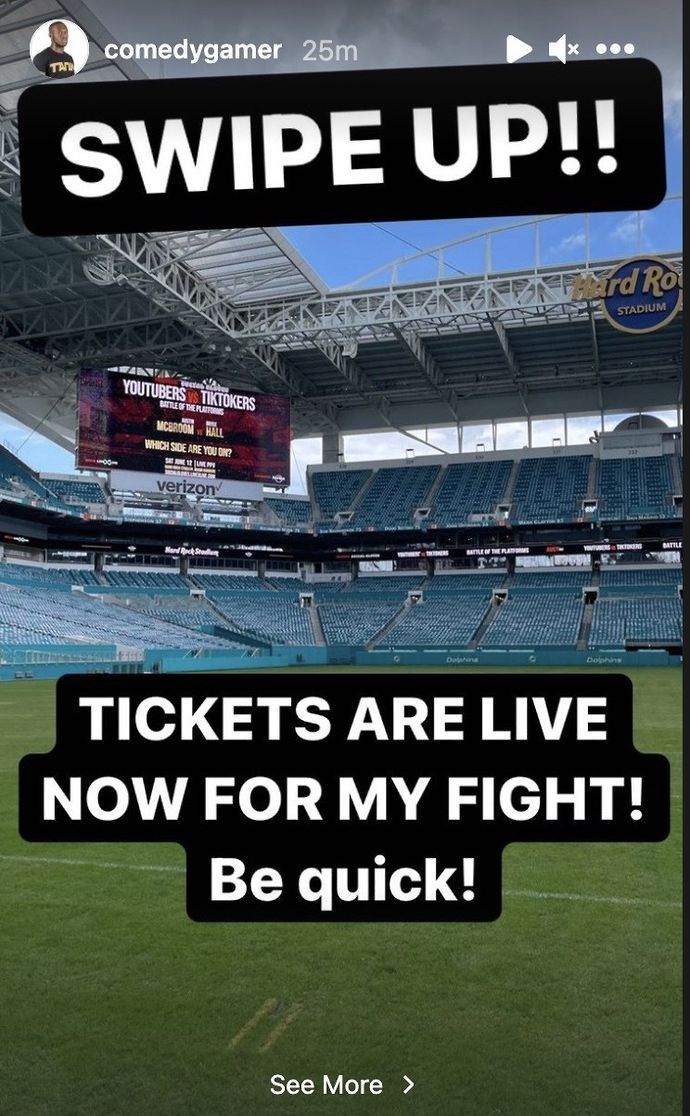 Tickets announced via Deji Olatunji's Instagram